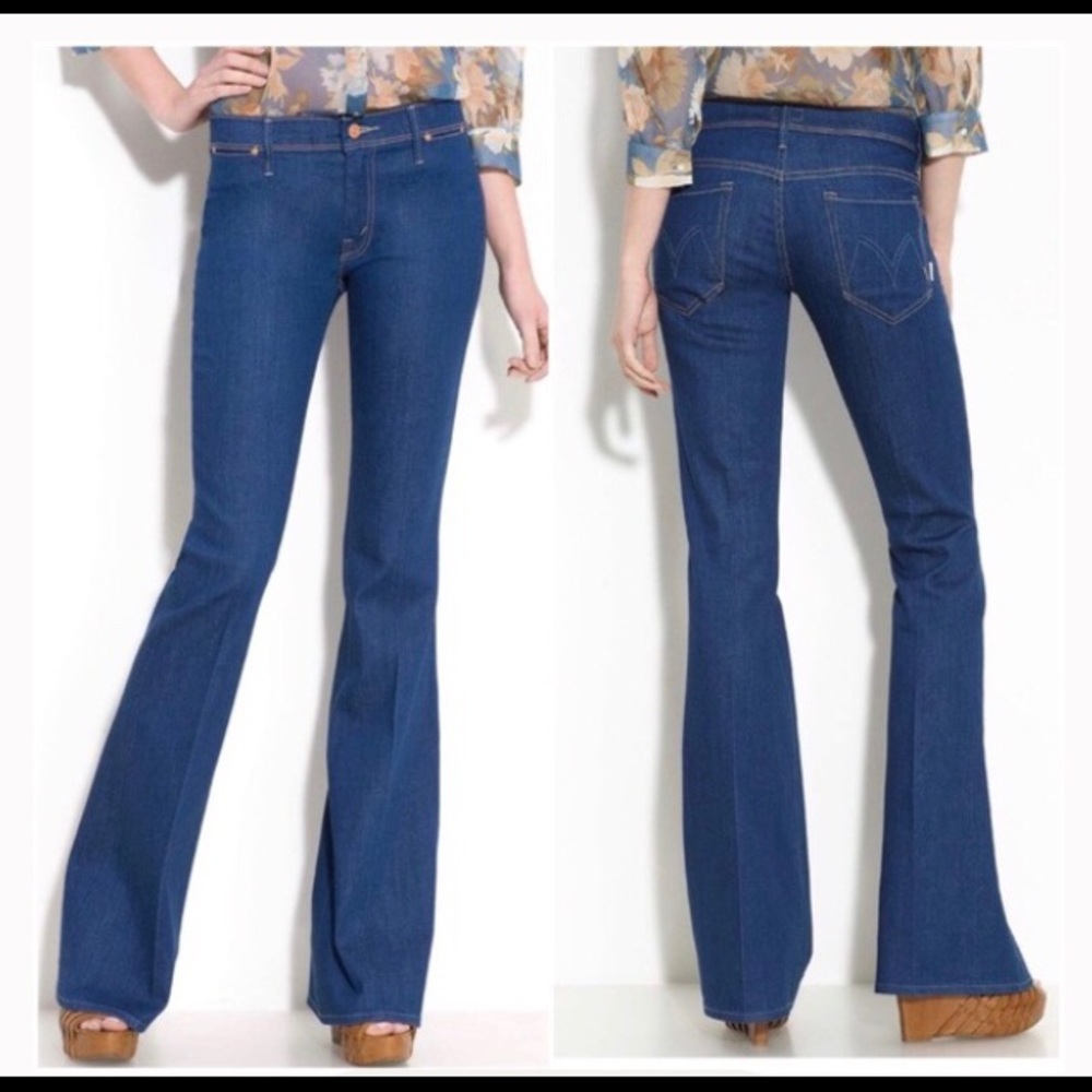 MOTHER ‘The Curfew’ flared leg jean 28